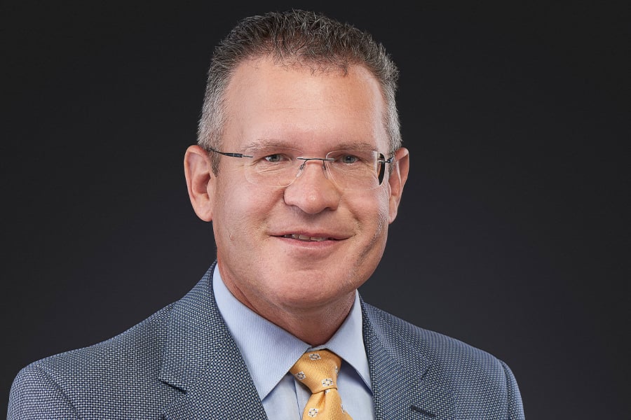 Headshot of Cliff Larivey, Worthington Steel president of flat-roll steel processing.