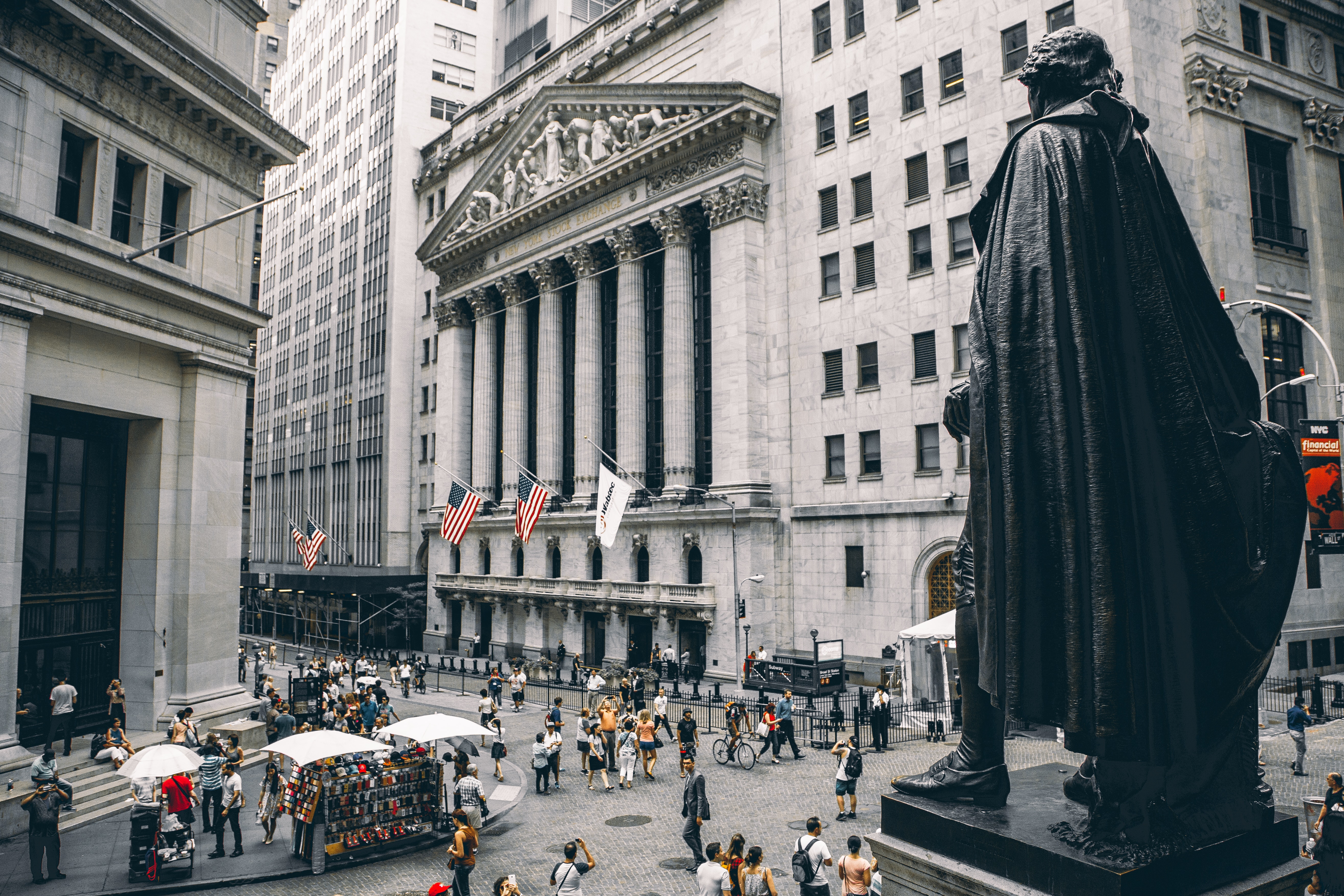 Stock photo of the New York Stock Exchange (NYSE).